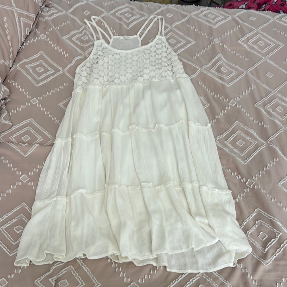 Maurices Cream Sleeveless Dress